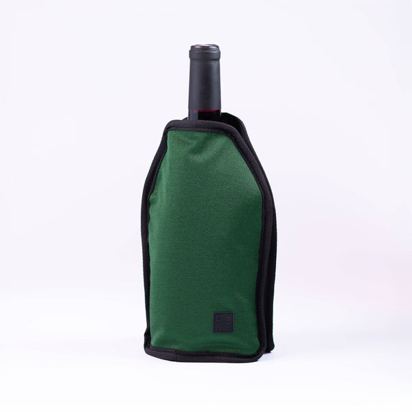 Freezable Wine Cooler Sleeve II - Forest Green
