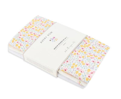 Avery Row - Muslin Squares, Set of 3 - Wildflower Garden