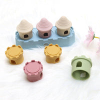 Silicone Stacking Castle Block Set Montessori Toy