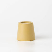 Stump Candle Holder Mustard