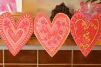 Hearts Concertina Garland
