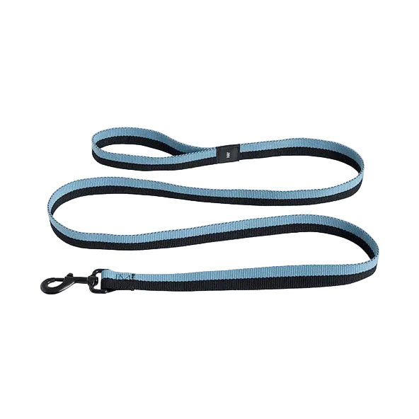 Dog Leash Flat M/L - Blue, Black