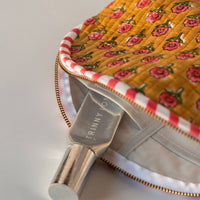 Luma Curved Cosmetic Bag - Saffron