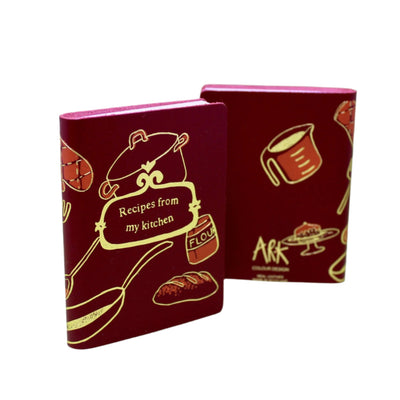 Illustrated Midi Leather Journal - Recipes From My Kitchen