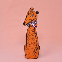 Dog Tails Bookmark - Hot Pink