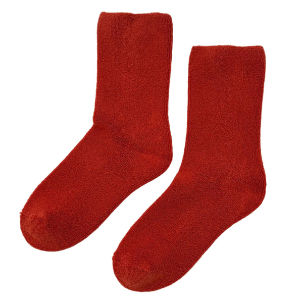 Cloud Socks - Burnt Orange