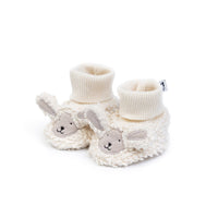 Cotton Knit Baby Slipper Socks: Sheep