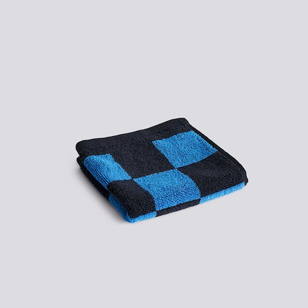 Check Wash Cloth - Cobalt Blue