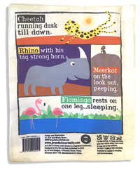 Nursery Times Crinkly Newspaper - Safari Animals
