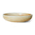 HKliving - Chef ceramics: deep plate L, rustic cream/brown