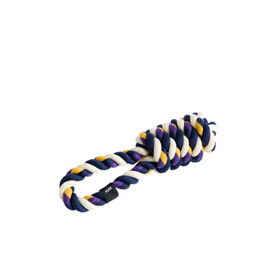 Dog's Rope Toy - Purple/Ochre