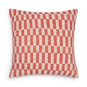 Cotton Woven Cushion Cover: Blok Orange