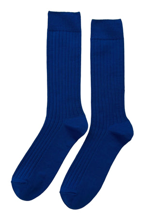 His Socks - Cobalt