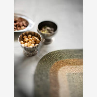 Madam Stoltz - Square Seagrass Placemat (Khaki Mix)
