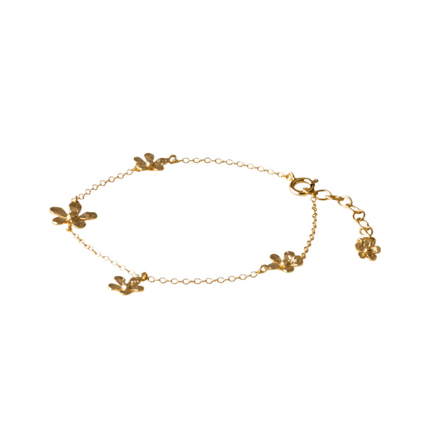 Wild Poppy Bracelet - Gold Plated