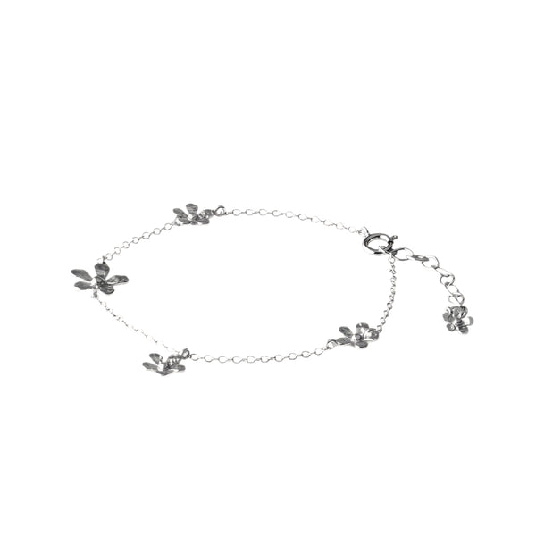 Wild Poppy Bracelet - Silver