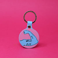 Well Fit Key Fob - Dark Turquoise