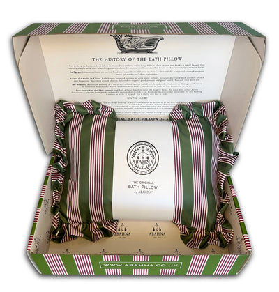 The Original Bath Pillow – Heritage Stripe Pink
