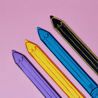 Ark Colour Design - Always Write Pencil Bookmark: Hot Pink
