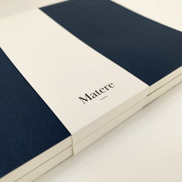 Navy Linen A5 Layflat Softcover Notebooks | A5 Journals