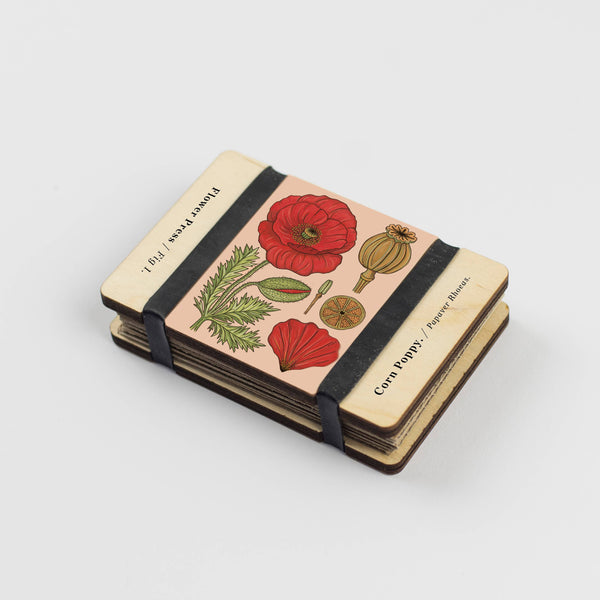 Pocket Flower Press - Vintage Corn Poppy