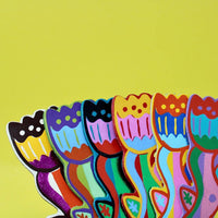 Tulip Bookmark - Yellow