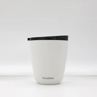 HuskeeSteel Cup & Lid - Black 8oz