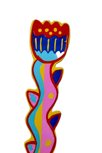 Tulip Bookmark - Yellow