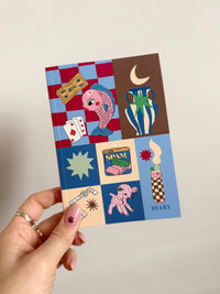 Mini A6 Undated Pocket Diary 2025/2026