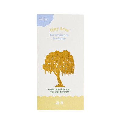 Tiny Tree Brass Ornament - Willow