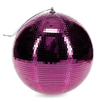 Hanging disco ball (20cm) - Pink