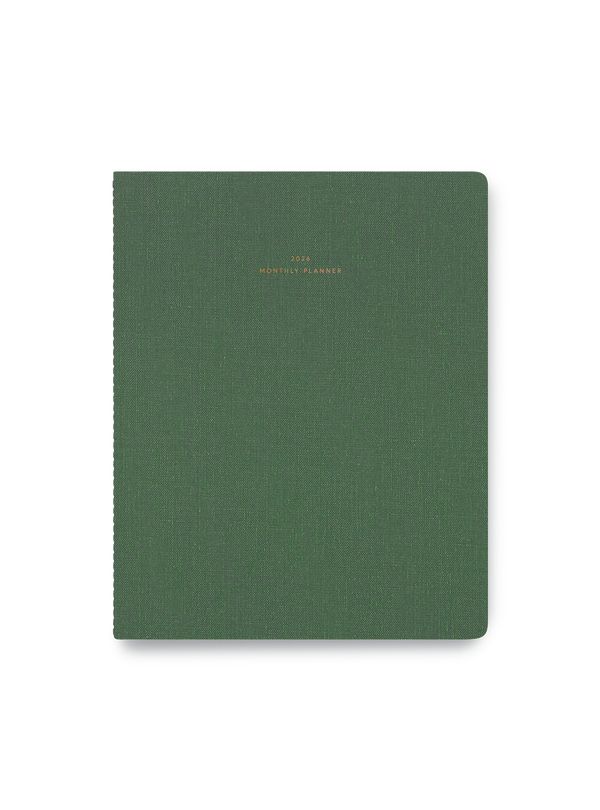 2026 Monthly Planner: Fern Green / None
