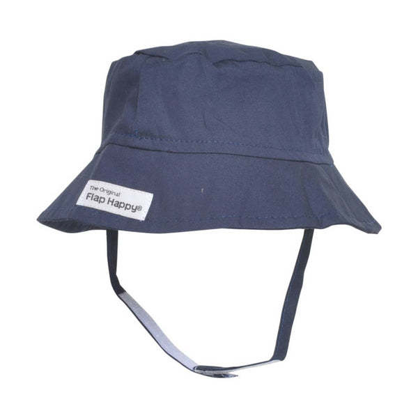 Kids UPF50+ Unisex Bucket Sun Hat - Navy