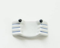 Gohobi Ocean Characters Chopstick Rest: White Crab
