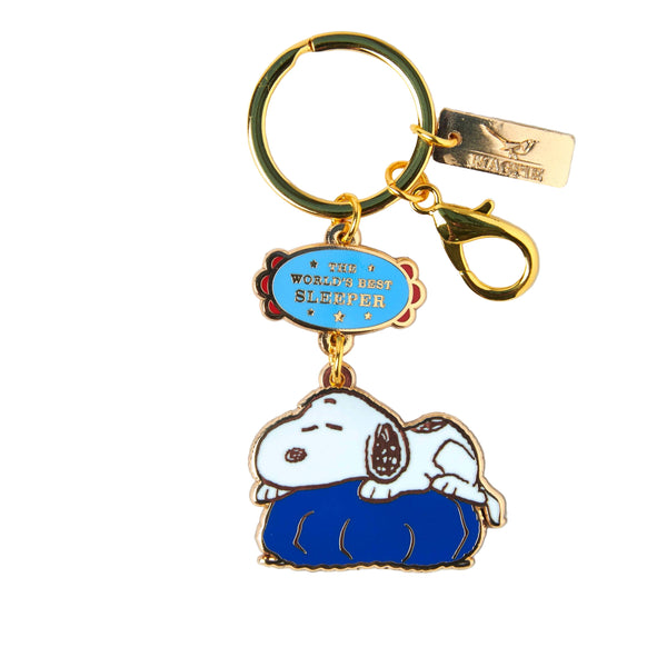 Peanuts World's Best Sleeper Keyring