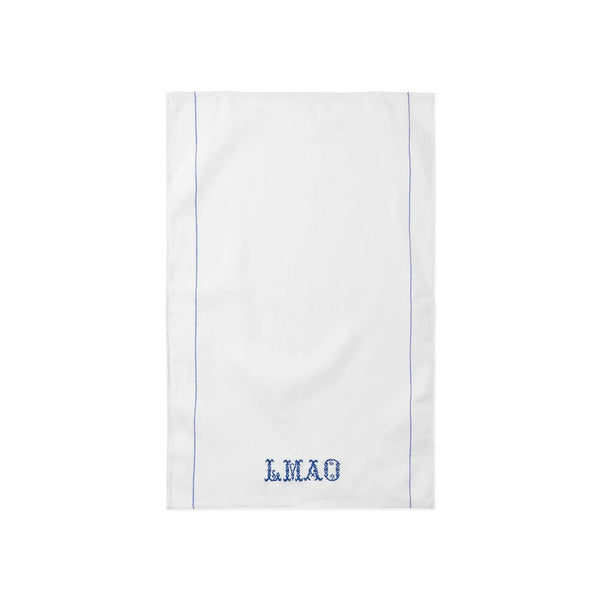 Embroidered Tea Towel - LMAO