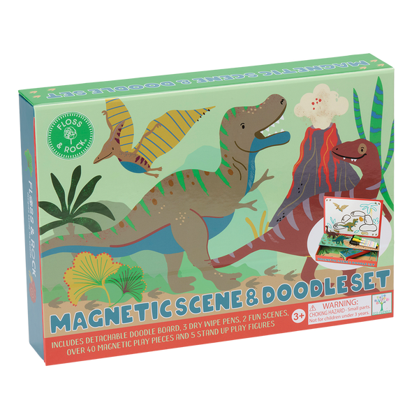 Magnetic Scene & Doodle Set - Dino