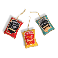 Heinz Spaghetti Hoops Embroidered Decoration