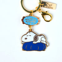 Peanuts World's Best Sleeper Keyring