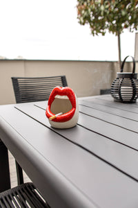 Ashtray “Lips” Red