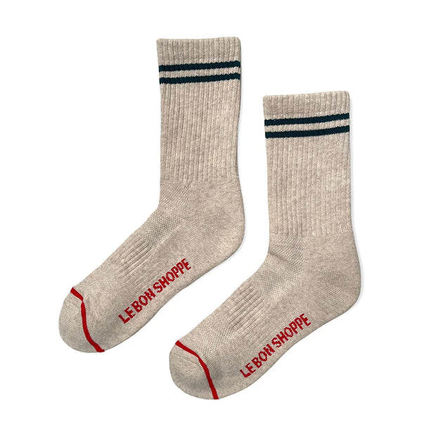 Boyfriend Socks - Oatmeal