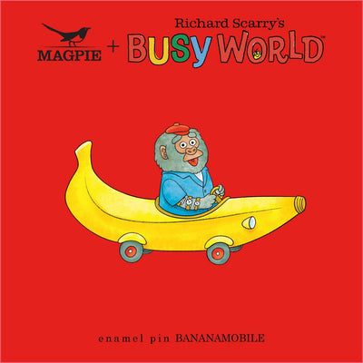 Magpie x Richard Scarry Bananamobile Enamel Pin