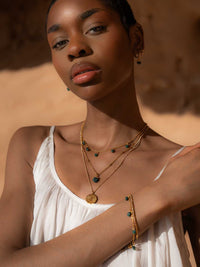 Mohica Raw Emerald Necklace