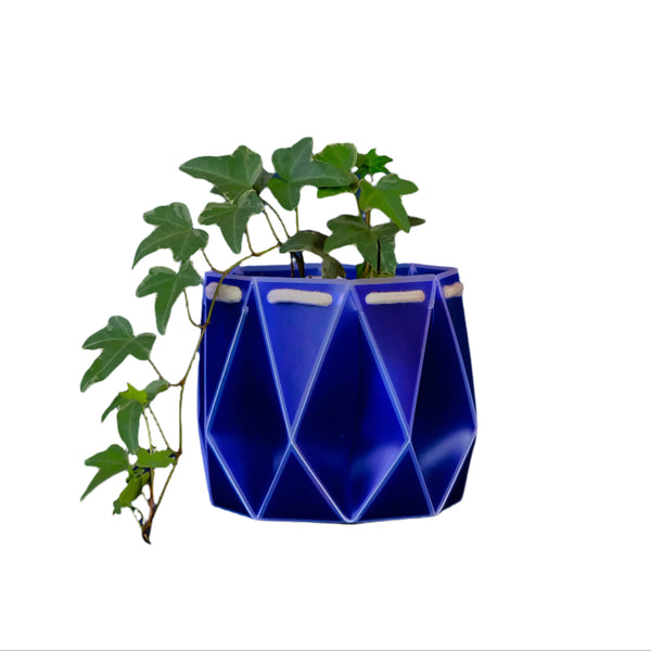 15cm Self-Watering Pot - Navy