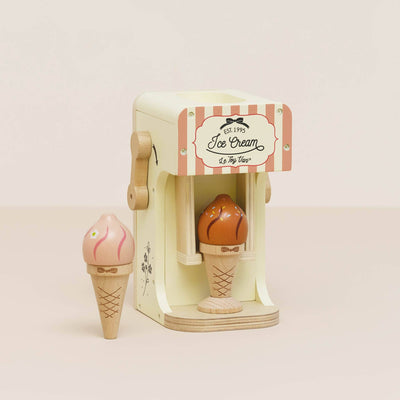 Wooden Ice Cream Machine