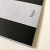 Black A5 Slimline Embossed Notepads | Stationery | Notebooks