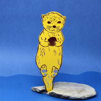 Otter Bookmark - Buttercup Yellow