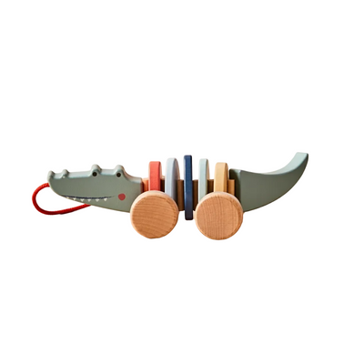 Wooden Crocodile Pull Along Toy