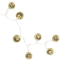 Luxe Gold Disco Balls String Lights - 1.6m