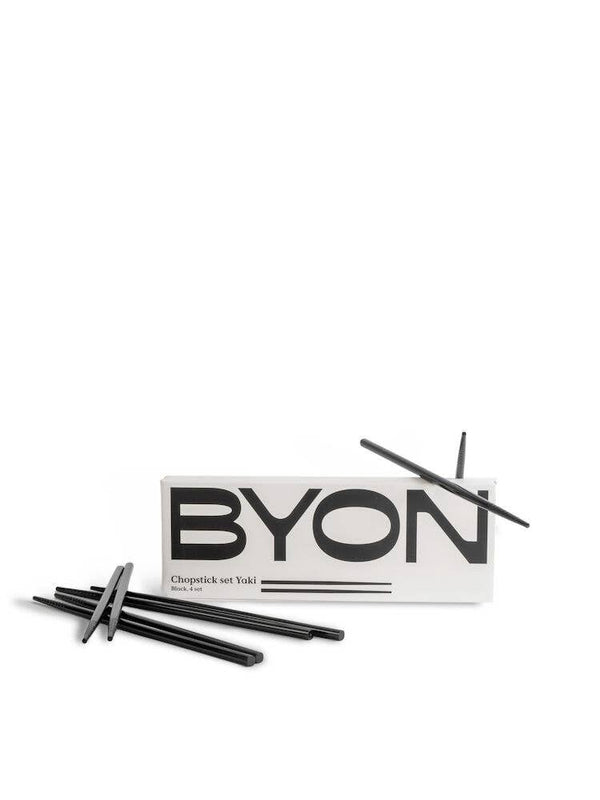 BYON Design Chopstick Set of 4 - Black